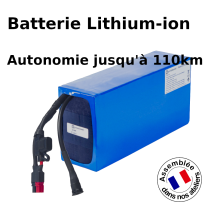Batterie PVC - Autonomie jusqu'à 110km